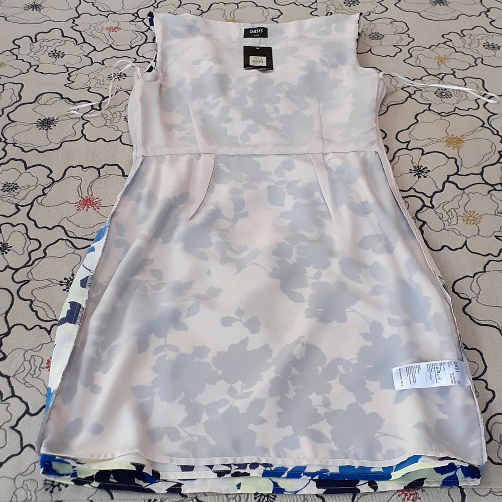 OASIS  FLORAL PRINT DRESS - Picture 9 of 11